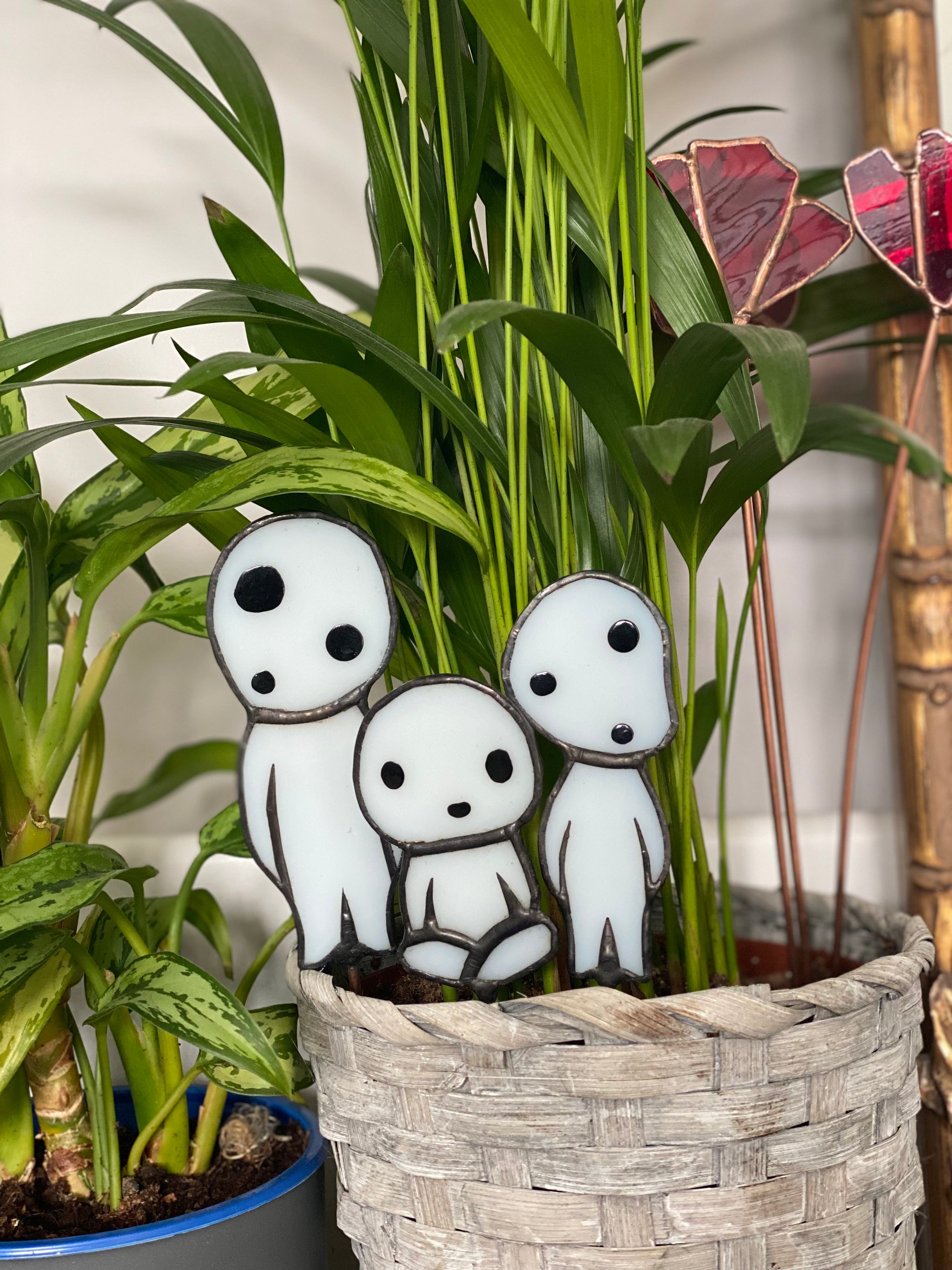 kodama様 Stained Glass Kodama Plant Ornaments – Kerryming Sun Design