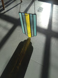 Stained Glass Hanging Flower Vase